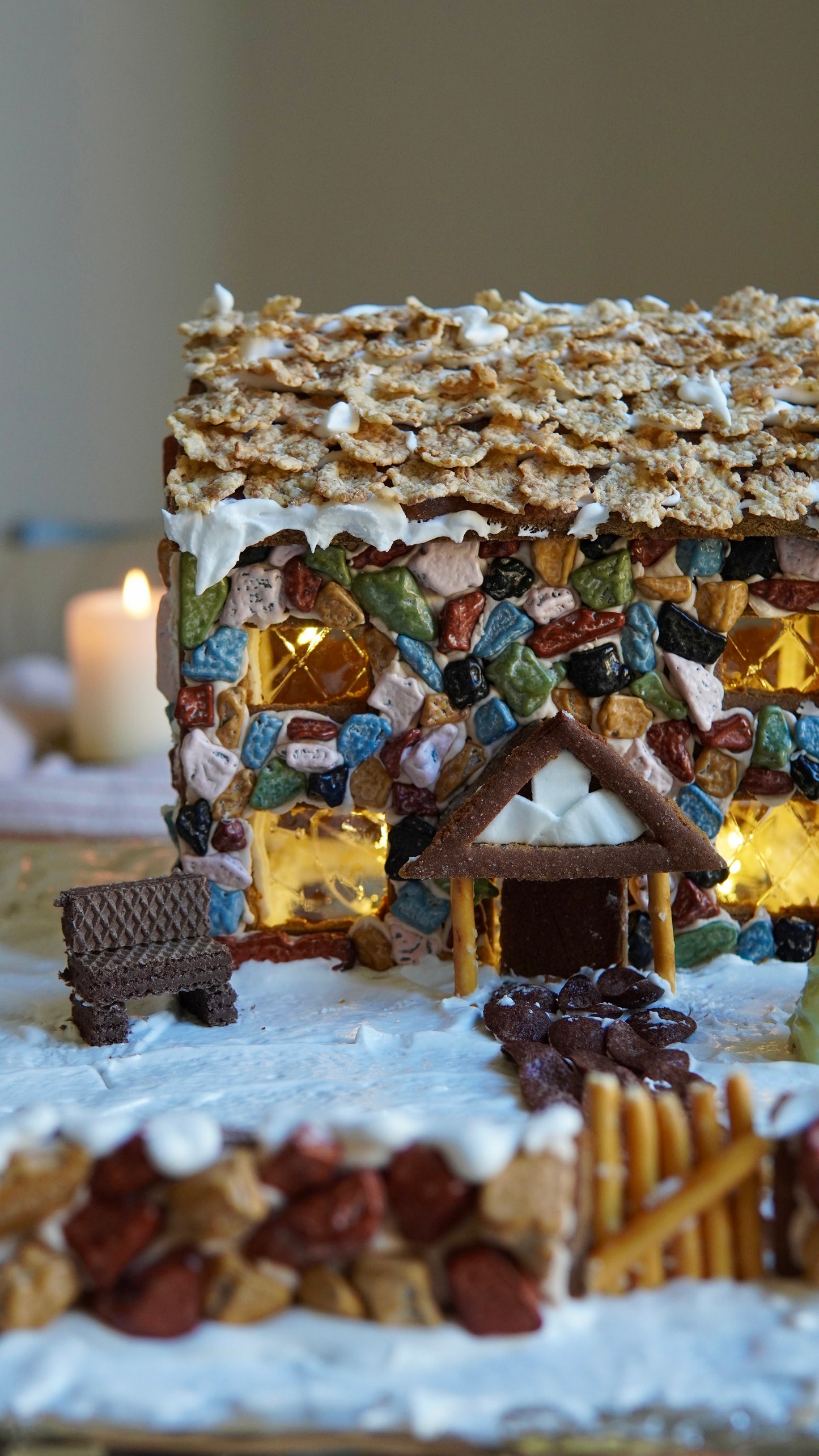 The Cottage - Gingerbread House Template
