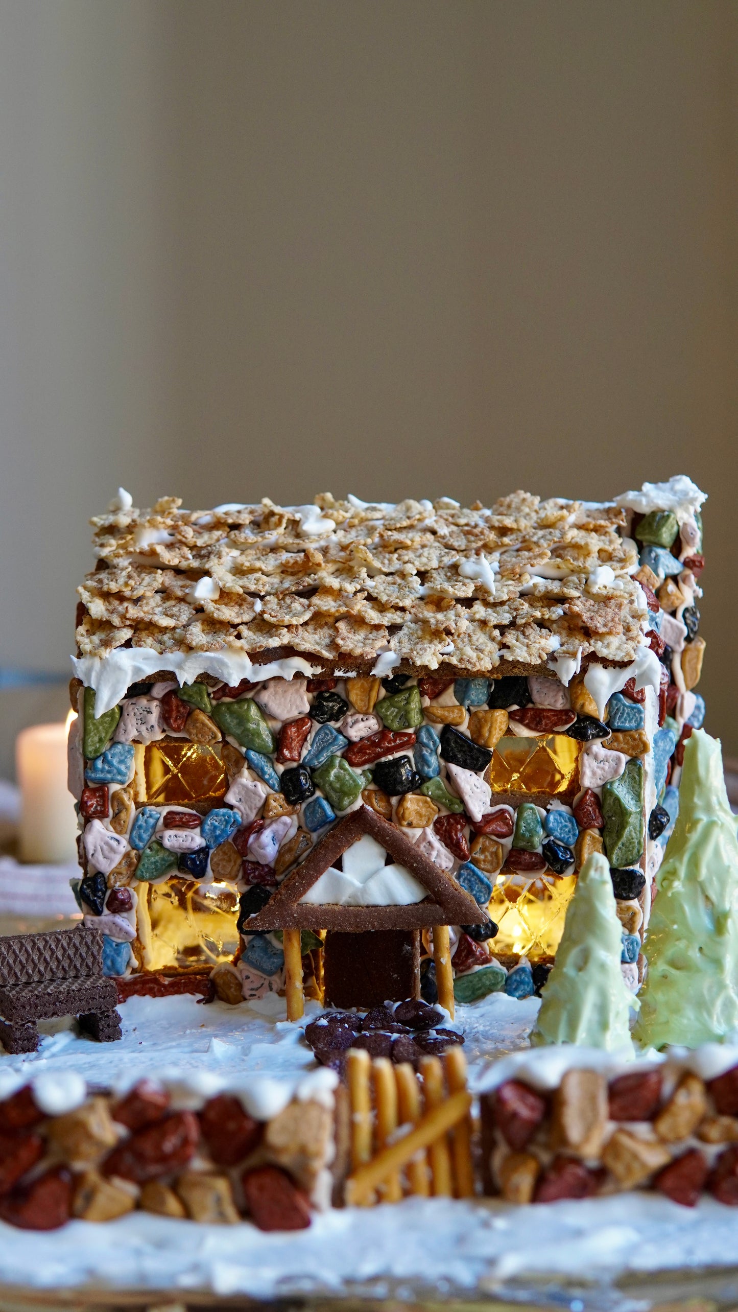 The Cottage - Gingerbread House Template