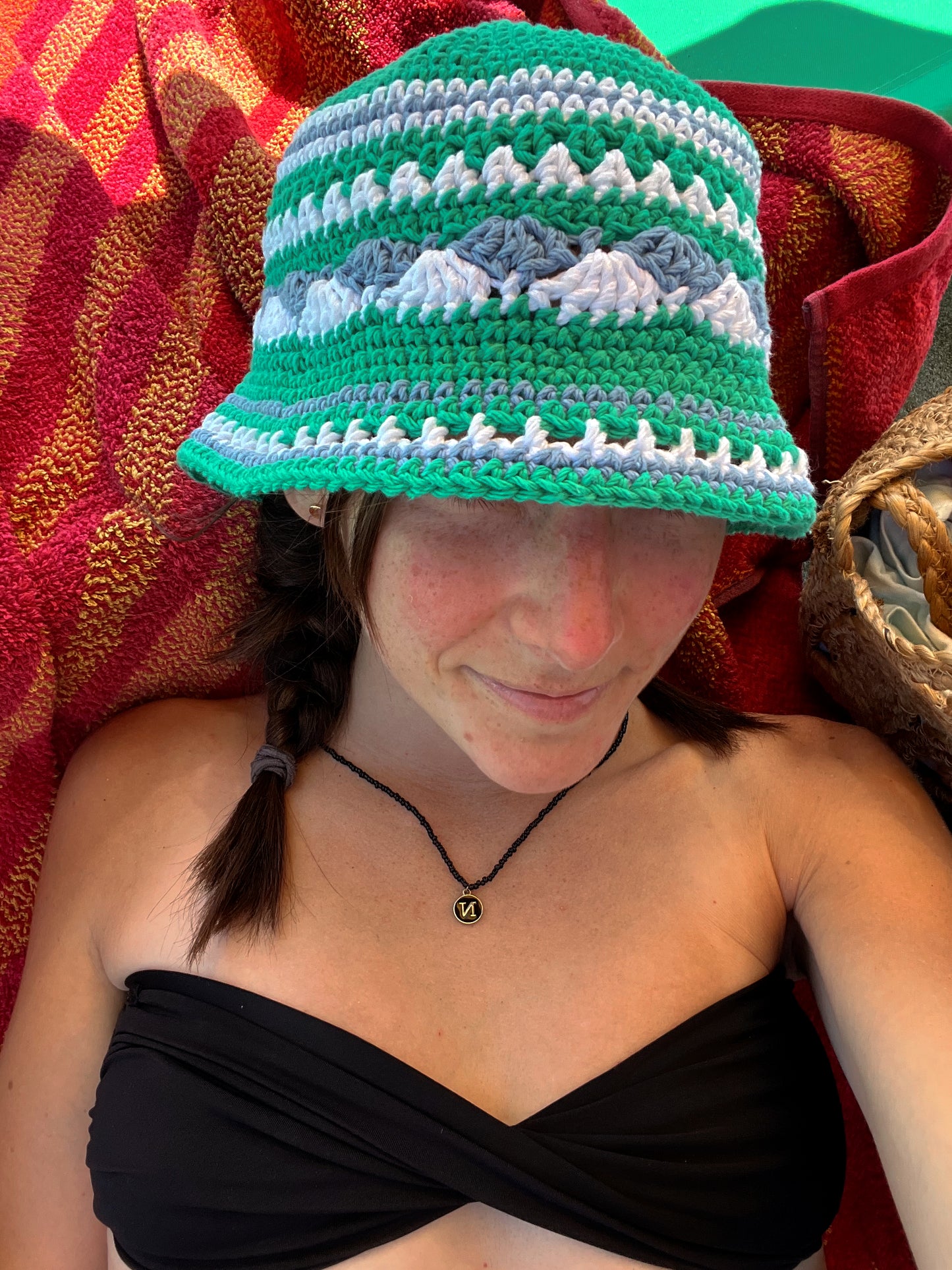 Crochet Pattern - Wavy Bucket Hat || Easy Crochet Patterns || PDF Download Crochet Bucket Hat Pattern || Crochet Accessories