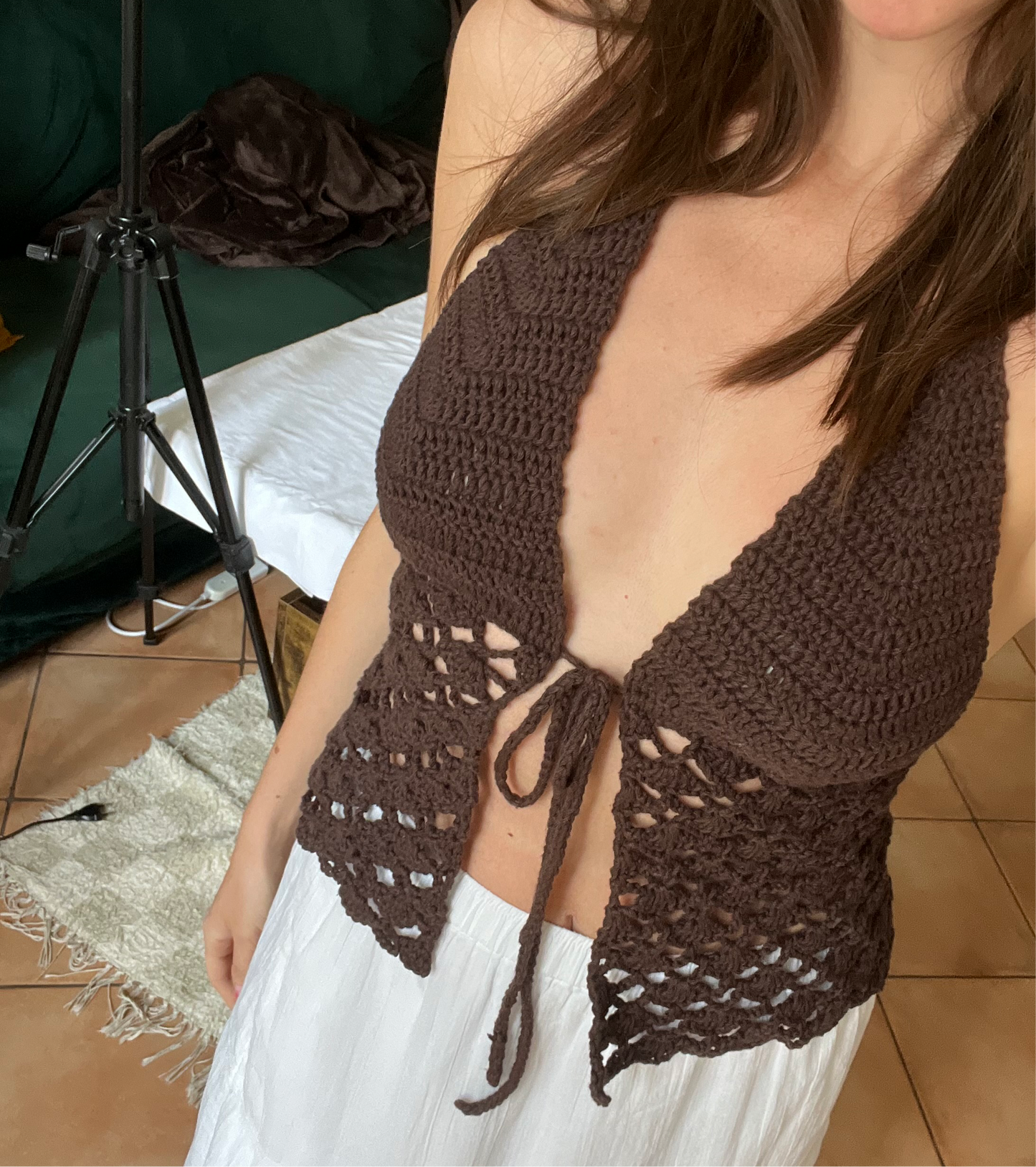 Creta Halter Top CROCHET PATTERN