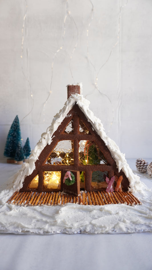 The Chalet - Gingerbread House Template