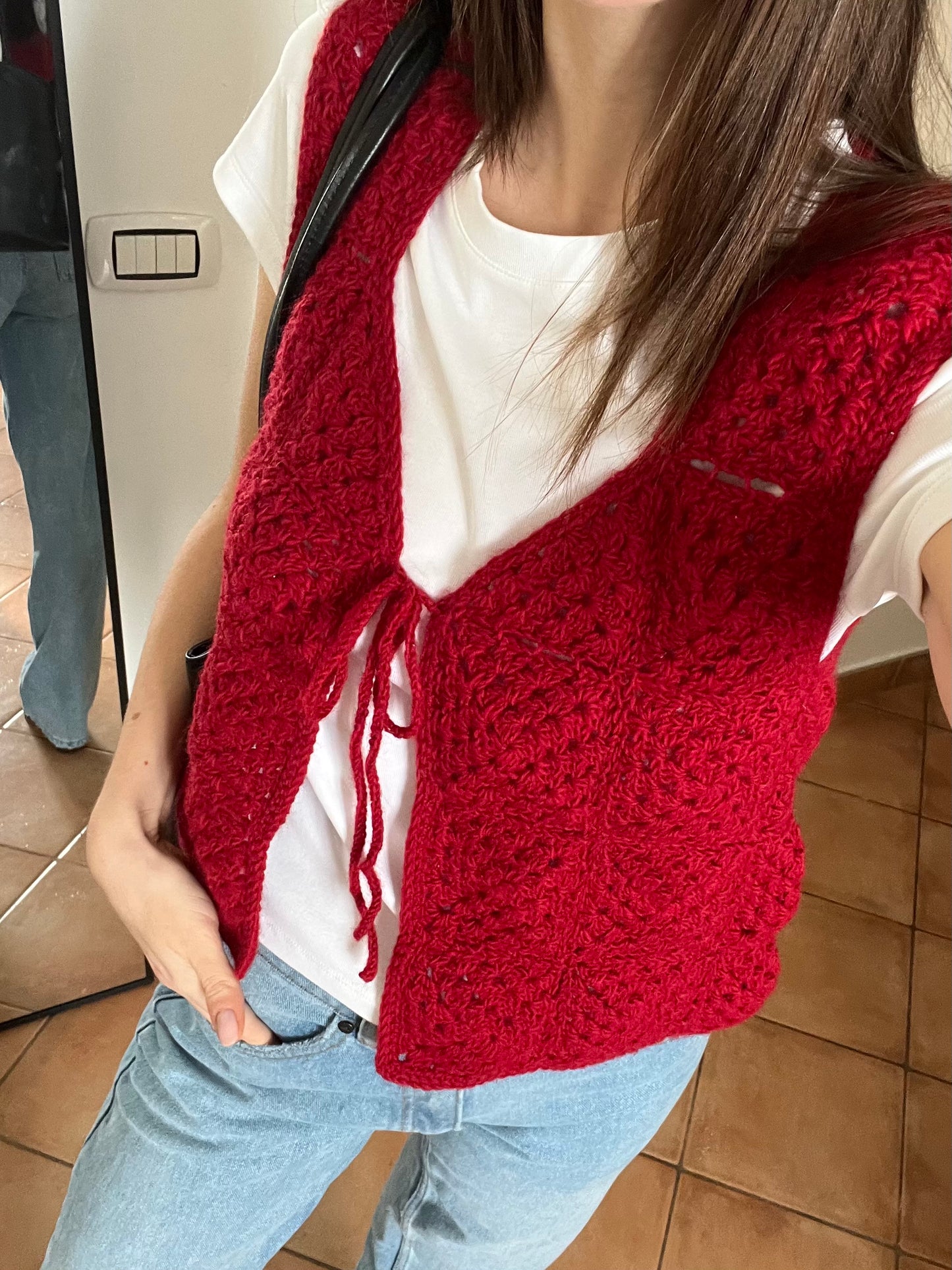 Granny Square Vest / Waistcoat CROCHET PATTERN