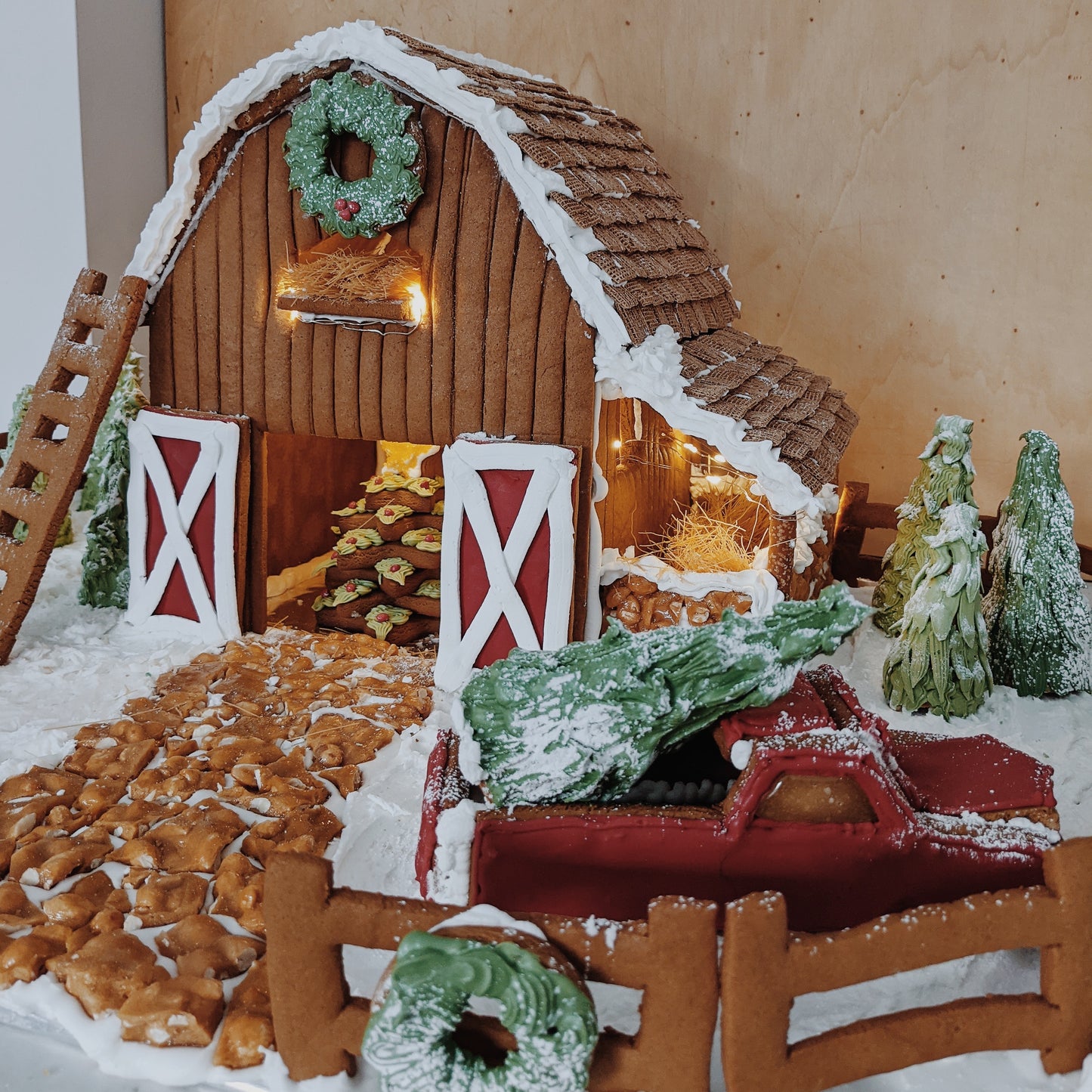 The Barn - Gingerbread House Template