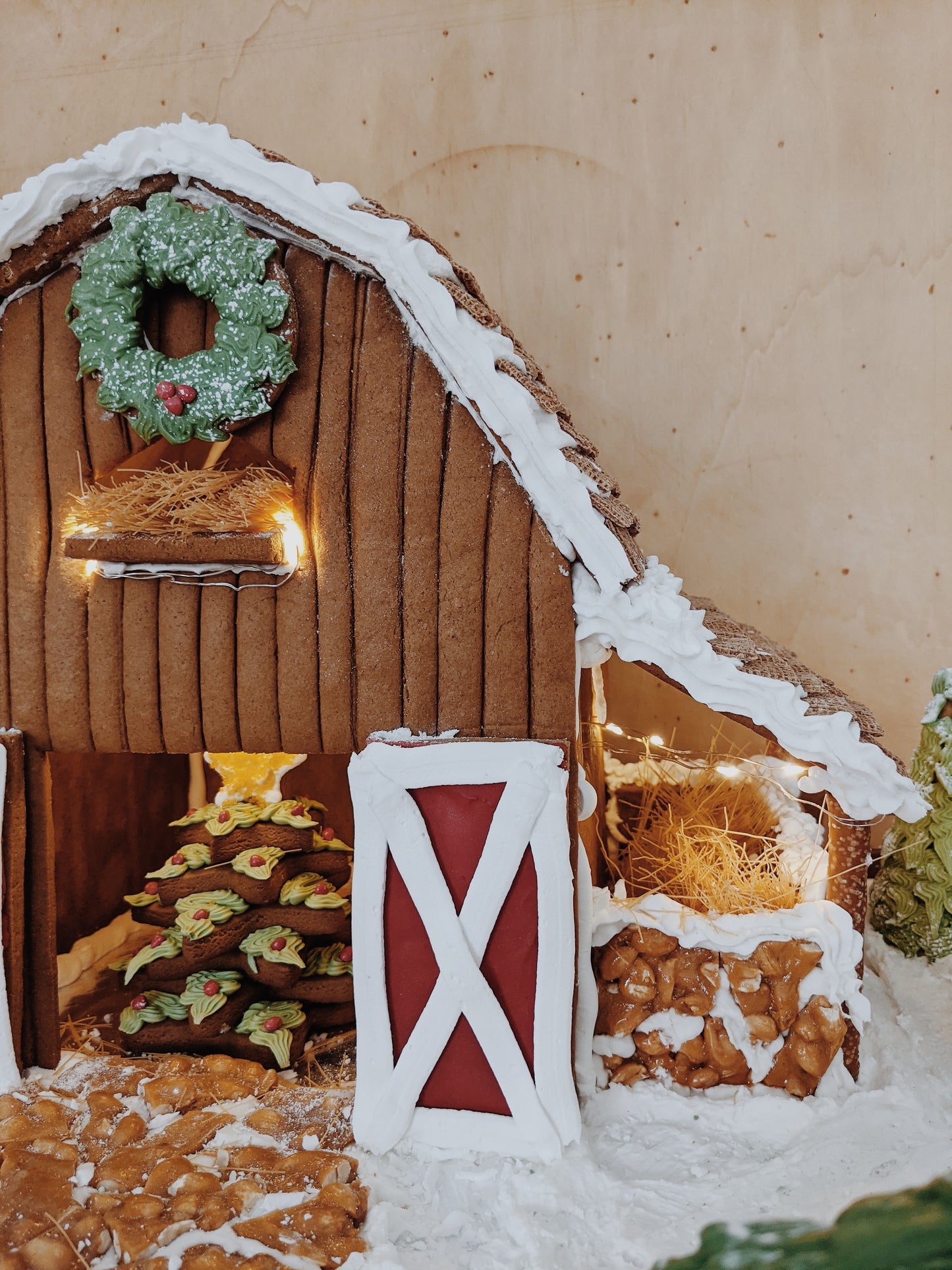 The Barn - Gingerbread House Template