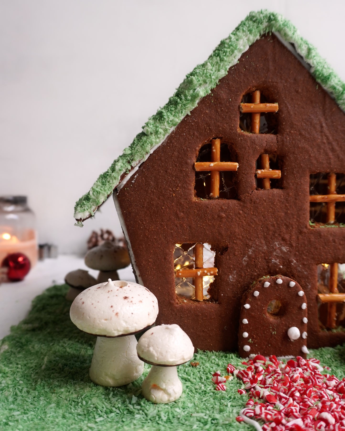 The Gnome Home - Gingerbread House Template