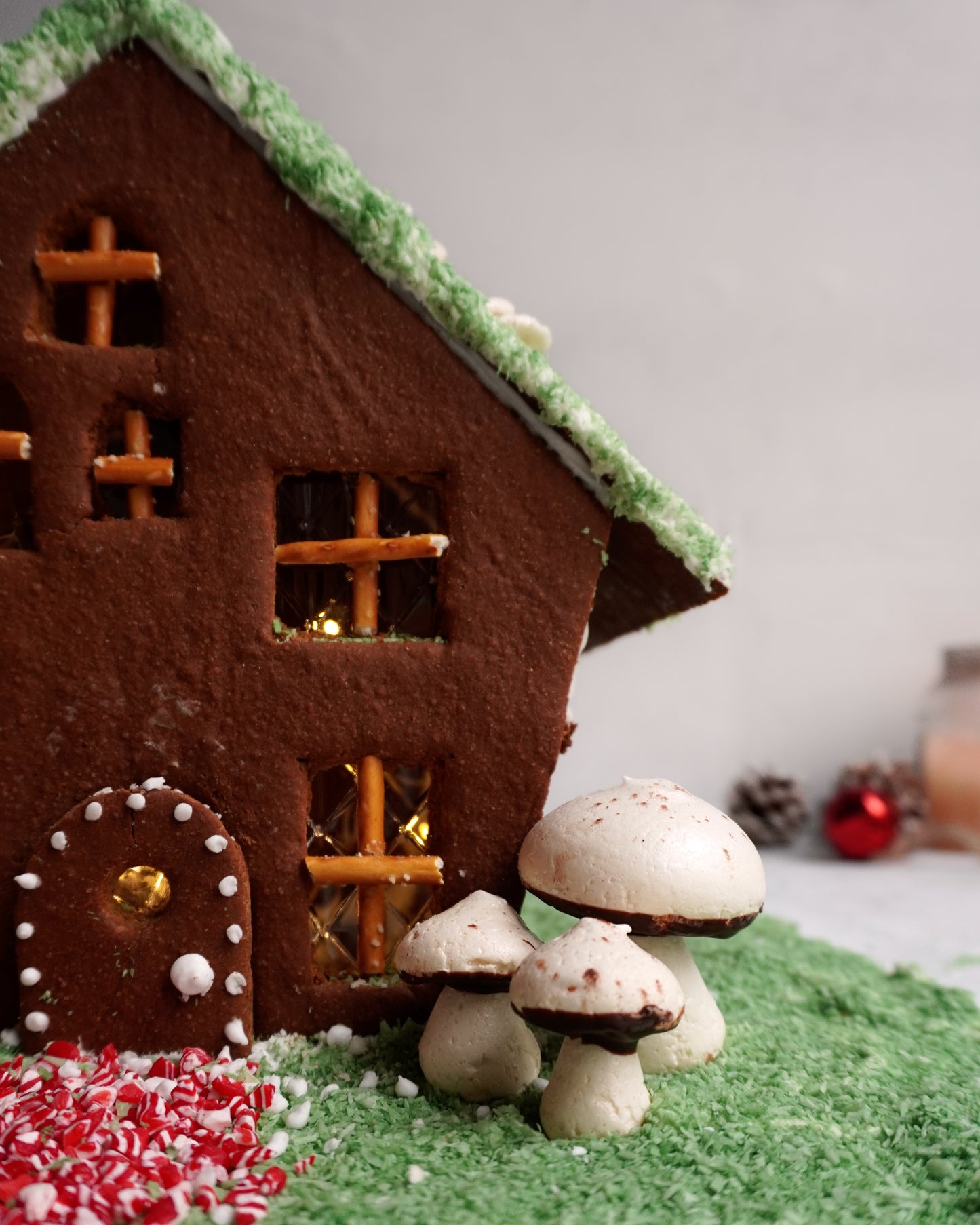 The Gnome Home - Gingerbread House Template