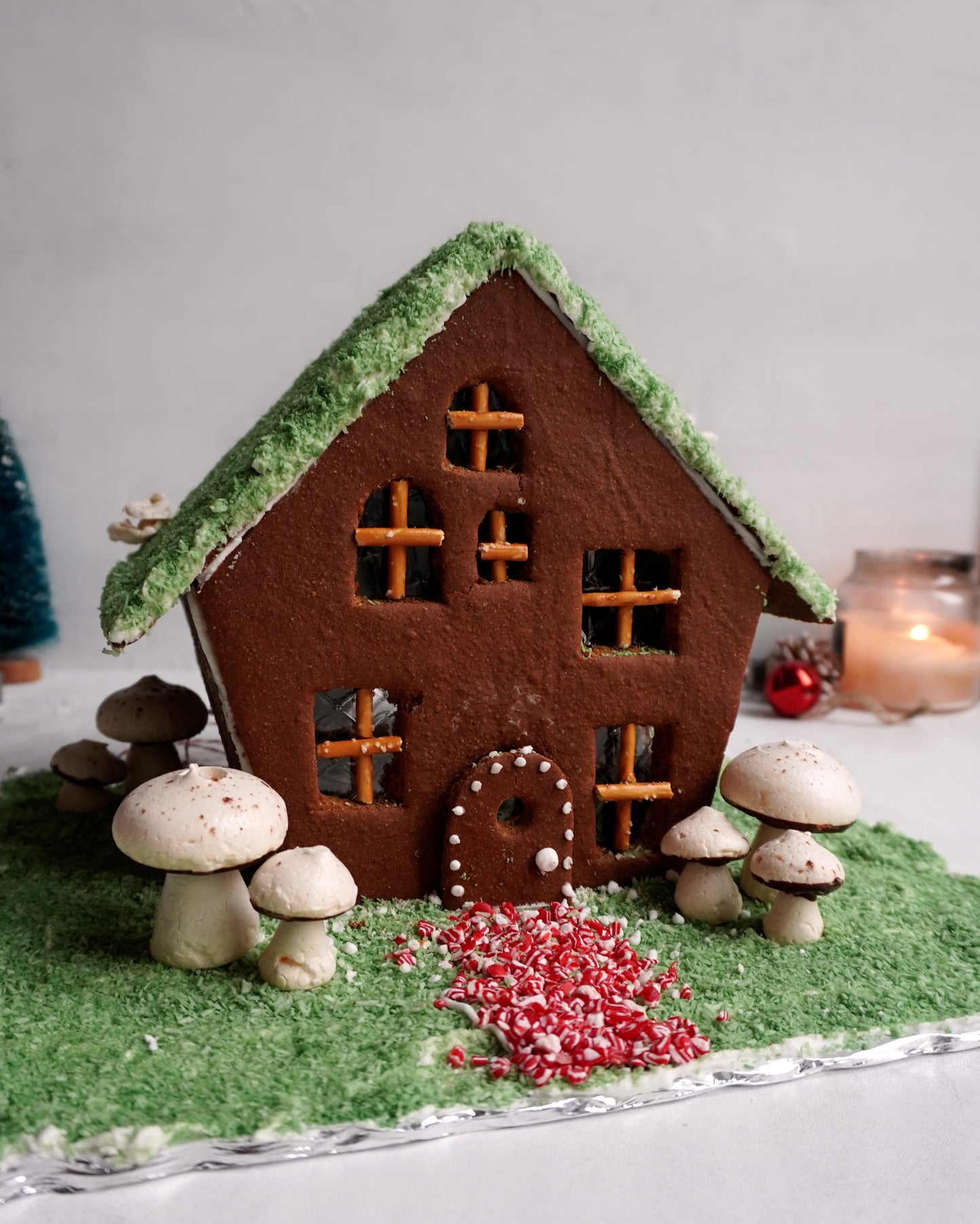 The Gnome Home - Gingerbread House Template